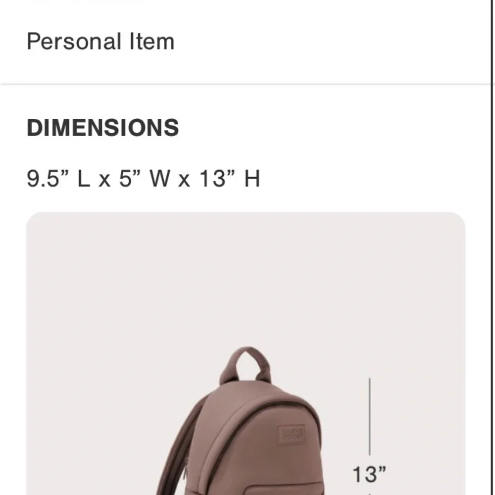 NWT Dagne Dover Small Dakota Neoprene Backpack – Limited Edition Wild Rose Pink - Picture 9 of 9